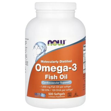 NOW Foods, Omega-3, 500 Softgels