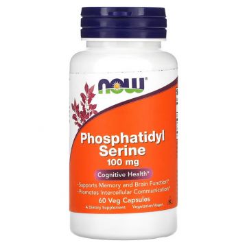 NOW Foods, Phosphatidyl Serine, 100 mg, 60 Veg Capsules