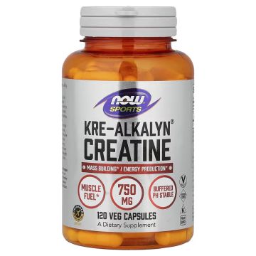 NOW Foods, Sports, Kre-Alkalyn® Creatine, 120 Veg Capsules