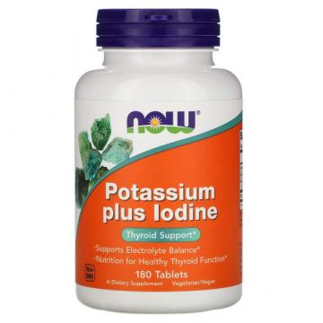 Potassium plus Iodine | Now Foods, Kaliumjodide, schildklier ondersteuning