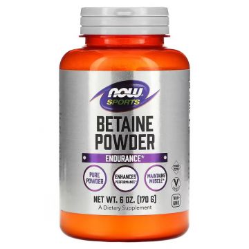 Betaine Powder - Betaïne anhydraat poeder van NOW Foods. 733739022264