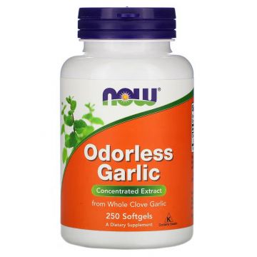 Geurloze knoflook capsules. NOW Foods. 733739018083