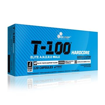 Olimp T-100 HARDCORE 120 Capsules
Fenegriek extract waarvan: saponine (50%): 340 mg
Tribulus terrestris extract waarvan: saponine (90%): 222 mg