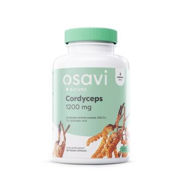 Osavi Cordyceps 1200mg, 120 vcaps. 5904139921555