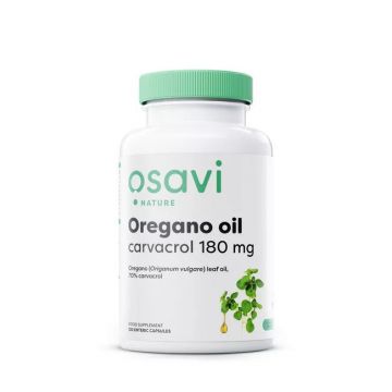 Osavi Oregano Oil Carvacrol, 180mg - 120 enterische capsules. 5904139922354