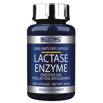 Lactase Enzyme (ß-galactosidase) is een verteringsenzym dat de lactose van melk en zuivelproducten afbreekt in onschadelijke eenvoudige suikers, glucose en galactose. Bij mensen met lactose-intolerantie ontbreekt dit enzym en zij zijn dan ook niet in staa