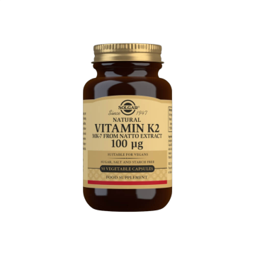 Natuurlijke vitamine K2 (MK-7), 100 µg