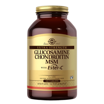 Glucosamine, chondroïtine en MSM met Ester-C