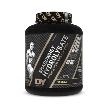 Shadowhey Hydrolysate, Vanilla, Dorian Yates, DY Nutrition, Whey Hydrolisaat, gehydrolyseerde whey proteïne 
