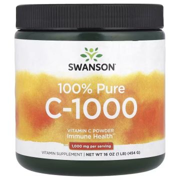 Swanson Vitamine C-poeder, 100% puur - 454 gram
