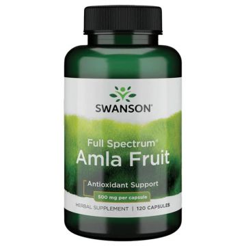 Amla bessen bevatten bijna zes keer meer vitamine C dan een sinaasappel! Swanson Amla is goed voor spijsvertering en darmwerking. Verhoogt de weerstand en stimuleert collageenvorming. De werkzame stoffen in Amla staan erom bekend dat zij ondersteuning kun