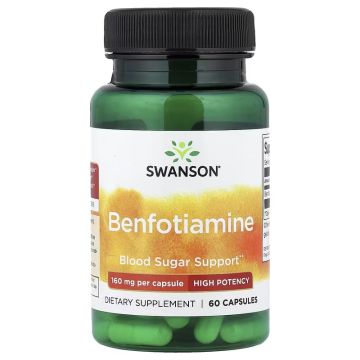 Benfotiamine 160 mg 60 capsules | Swanson. 087614029764