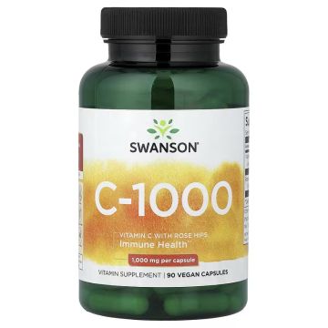 Swanson Vitamine C met Rozenbottels 1000 mg. 087614110547