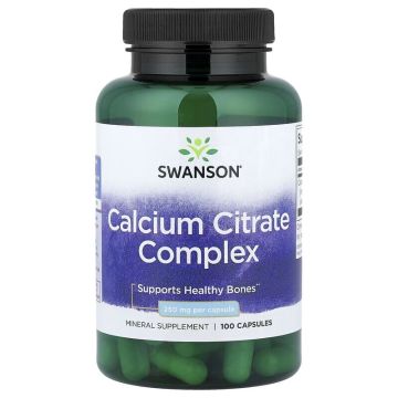 Calcium Citrate Complex 250mg 100 Caps – Swanson