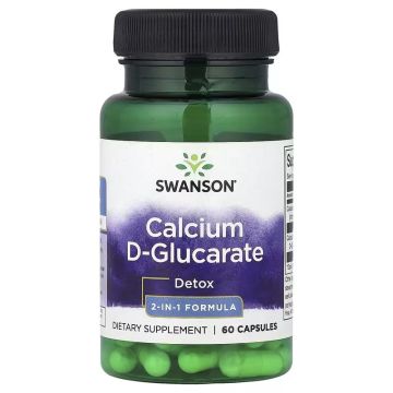 Swanson, Calcium D-Glucarate, 60 Capsules (250 mg per Capsule)