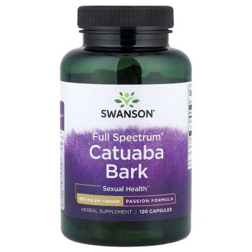  Swanson, Full Spectrum® Catuaba Bark, 465 mg, 120 Capsules 