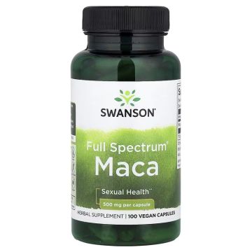 Full Spectrum Maca 500mg | Swanson. 087614019611
