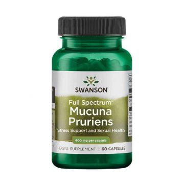 Full Spectrum Mucuna Pruriens, 400mg, Swanson