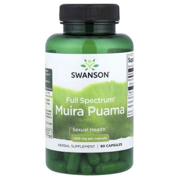 Swanson, Full Spectrum® Muira Puama, 400 mg, 90 Capsules