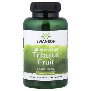Swanson, Full Spectrum Tribulus Fruit, 500 mg, 90 Capsules. 087614111537