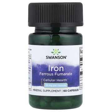 Swanson Iron Ferrous Fumarate 18mg. 087614115870