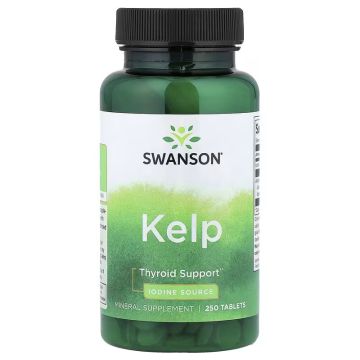 Swanson Kelp Jodium Bron 225 mcg. 087614117454