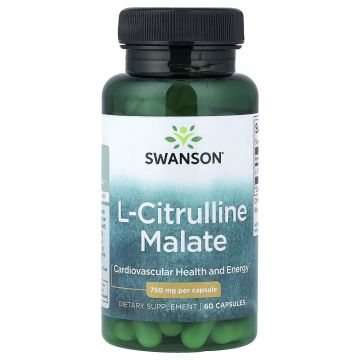Swanson L-Citrulline Malaat 750mg - 60 Capsules - 087614115917