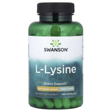 Swanson L-lysine 500 mg 100 capsules
