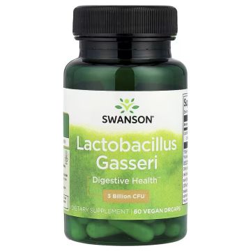 Swanson, Lactobacillus Gasseri, 3 Billion CFU, 60 Vegan DRcaps