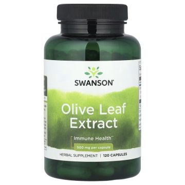 Swanson Olive Leaf Extract - 120 Capsules. 087614141596