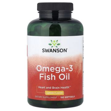 Lemon Flavour Omega-3 Fish Oil