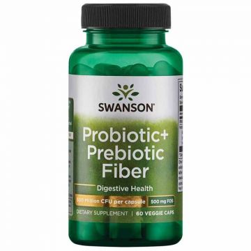 Probiotic+ Prebiotic Fiber, Swanson