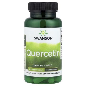 Swanson Quercetine 475 mg 60 Veg Capsules. 087614116716