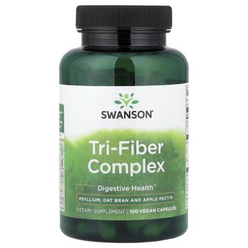 Swanson Tri-Fiber Complex - 100 Capsules. 087614019932