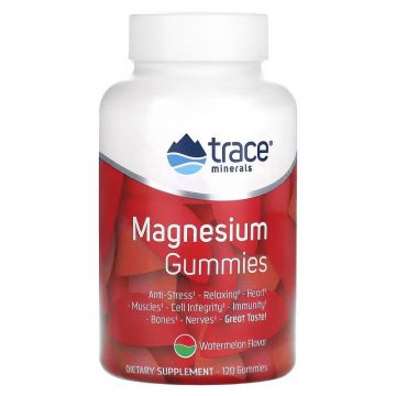 Trace Minerals ®, Magnesium Gummies, Watermelon, 120 Gummies