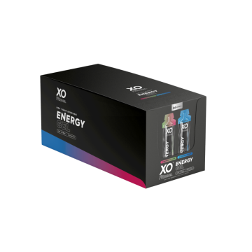 Energiegels (12x aardbei & limoen, 12x blauwe framboos)