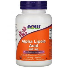 Alpha Lipoic Acid 250 mg, now foods