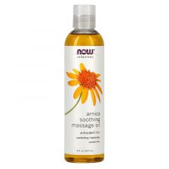 Arnica Warming Relief Massage Oil - NOW Foods, Solutions
