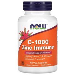 C-1000 Zinc Immune - Now Foods