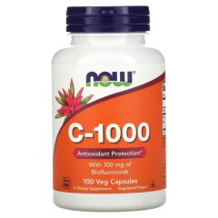 C-1000 with Bioflavonoids, 100 Veg Capsules - Now Foods
