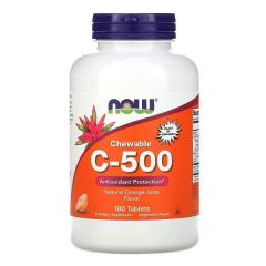 Chewable C-500, Orange - Now Foods 