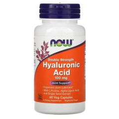 Hyaluronic Acid Double Strength 100mg | Now Foods