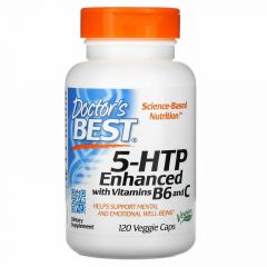 Doctor's Best 5htp Enhanced With Vitamins B6 and C 120 Count