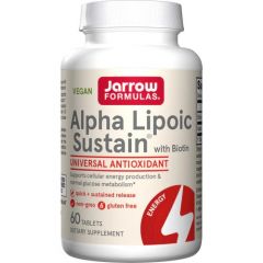 Jarrow Formulas, Alpha Lipoic Sustain with Biotin, 60 Tablets