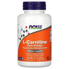 L-carnitine pure powder 85 g now foods