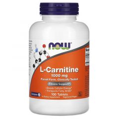 L-Carnitine 1000 mg Tartrate-L-Carnipure - Now Foods