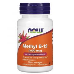 methyl b12 1000mcg, now foods