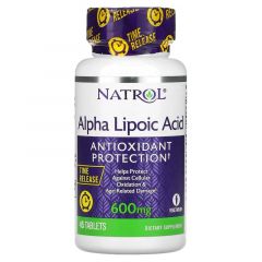 Natrol, Alpha Lipoic Acid, Time Release, 600 mg, 45 Tablets