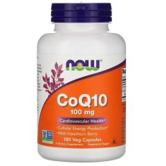CoQ10 100 mg with Hawthorn Berry - Now Foods 