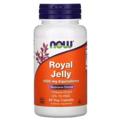Royal Jelly, 1500mg, koninginnegelei, Now Foods